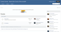 Desktop Screenshot of cuntscorner.com