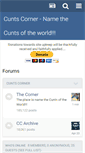 Mobile Screenshot of cuntscorner.com